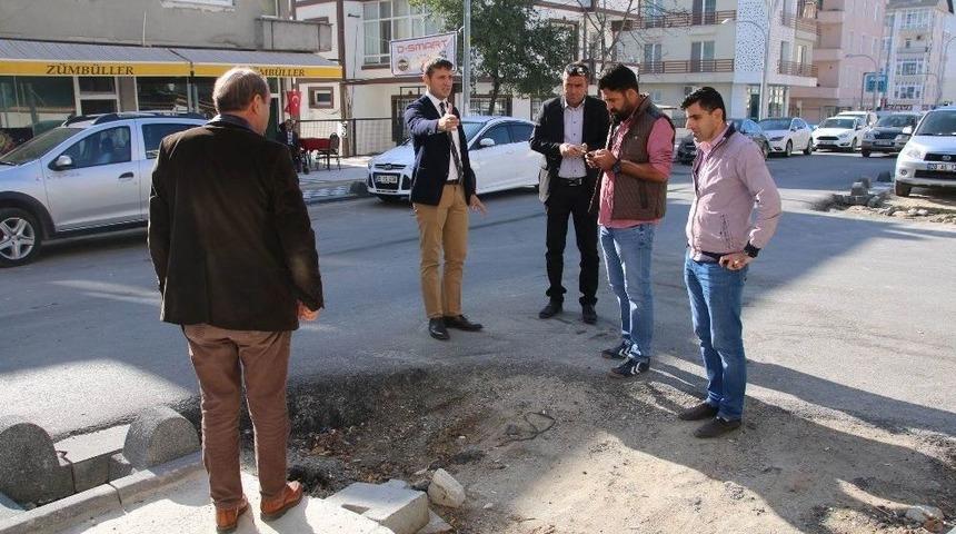 Çerkezköy’de Cadde Ve Sokaklarda Çalışmalar Sürüyor