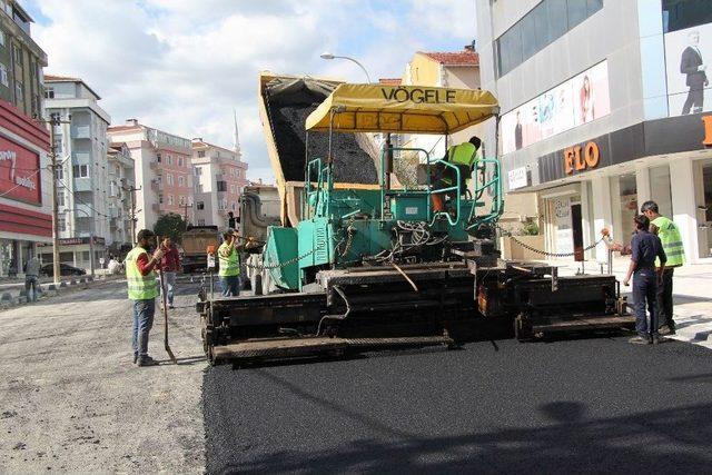 Çerkezköy’de Cadde Ve Sokaklarda Çalışmalar Sürüyor