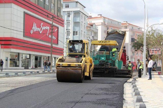 Çerkezköy’de Cadde Ve Sokaklarda Çalışmalar Sürüyor