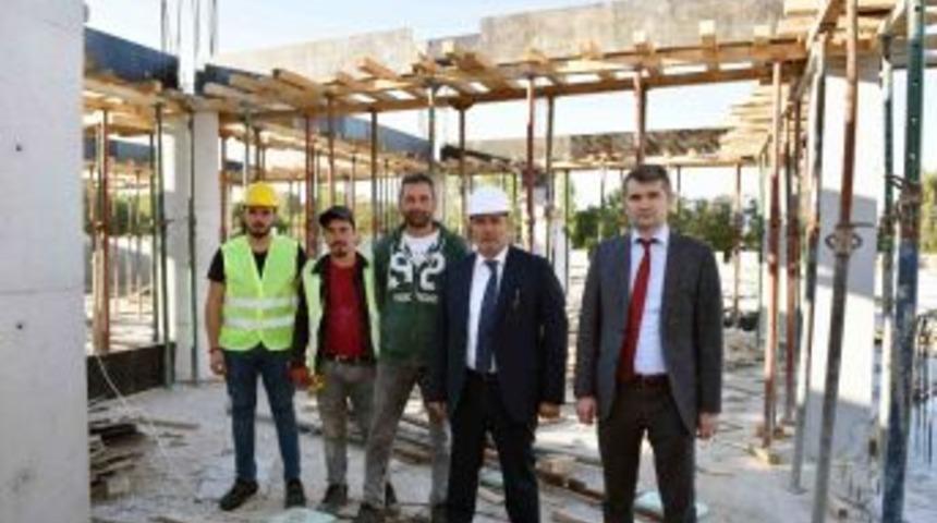 Taşk&ouml;pr&uuml; Şehirlerarası Otob&uuml;s Terminali İnşaatı Devam Ediyor