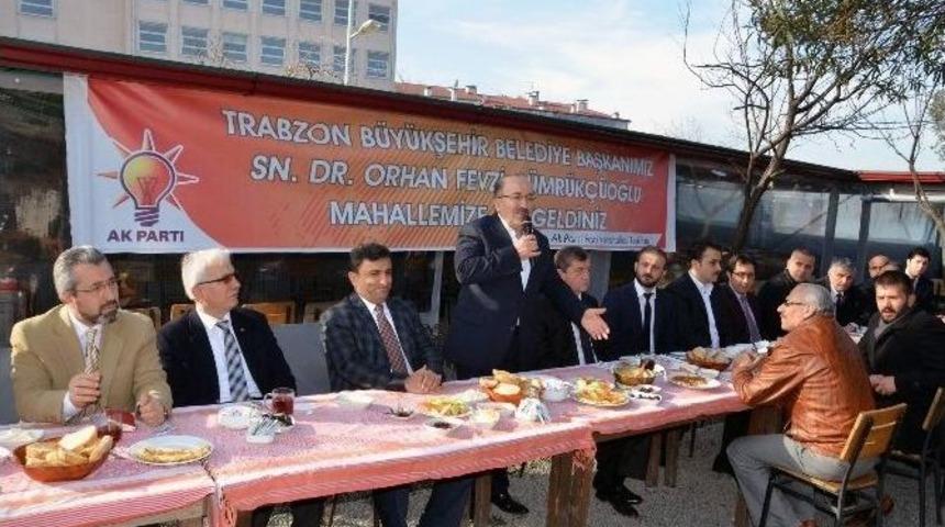 Ak Parti Başkanları Ve Büyükşehir Belediye Başkanı Ayasofya’da Vatandaşları Dinlediler