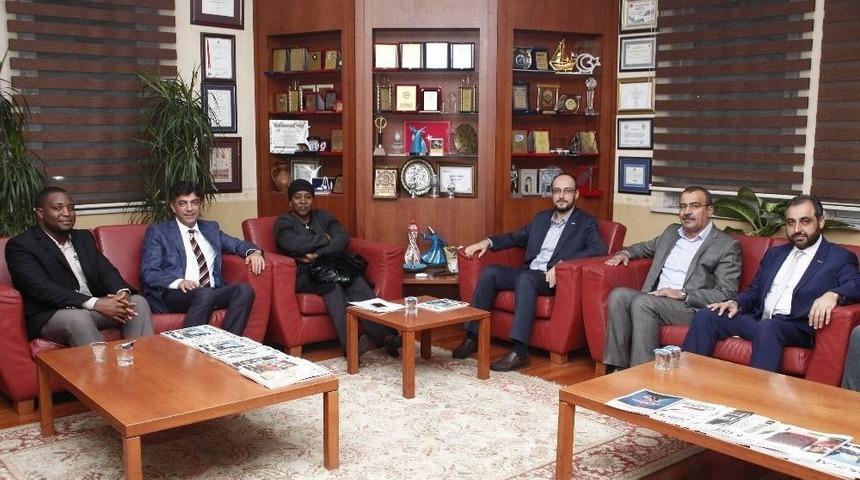 M&uuml;siad Konya Şubesi Nijer B&uuml;y&uuml;kel&ccedil;isini Ağırladı