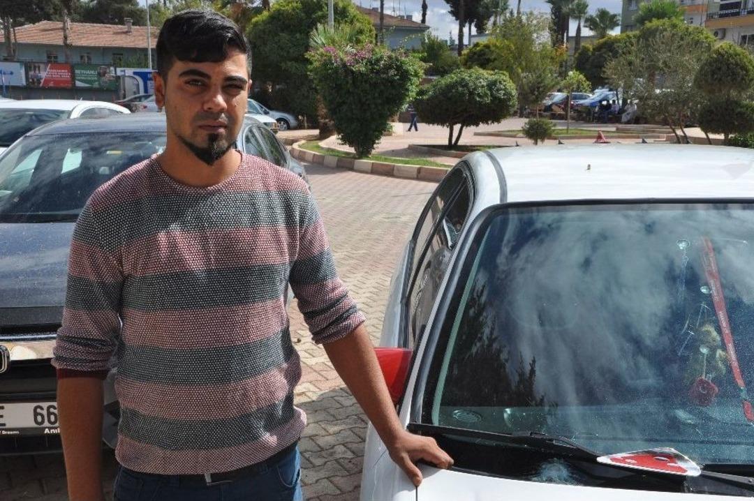 Yorgun Mermi Aracına İsabet Etti