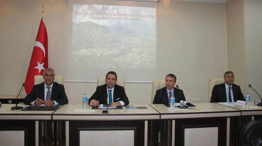 Bing&ouml;l İl Koordinasyon Kurulu Toplantısı Yapıldı
