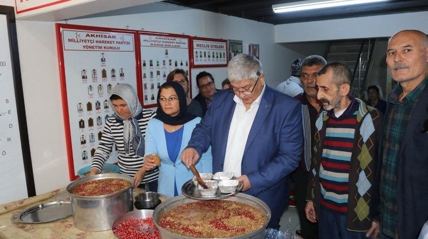 Mhp Akhisar İl&ccedil;e Teşkilatından Aşure Hayrı