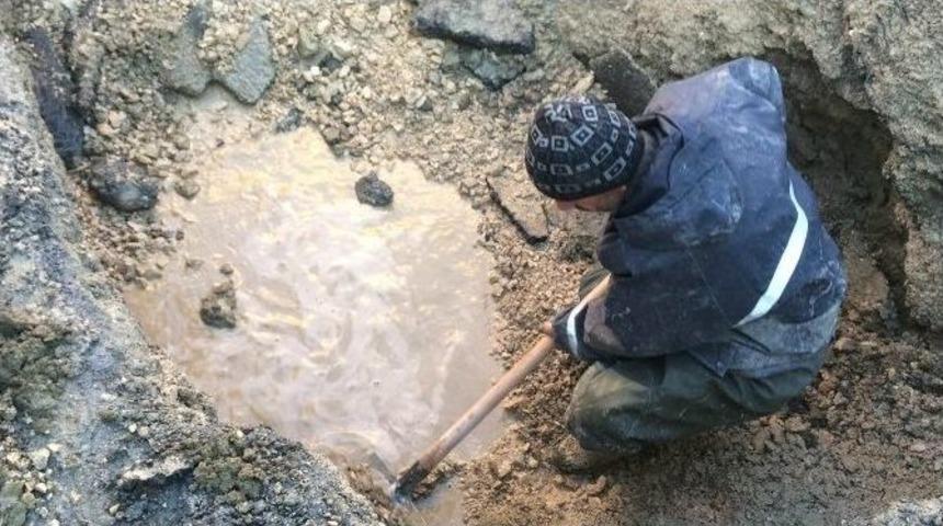 Kep&ccedil;e Doğalgaz Borusunu Patlattı