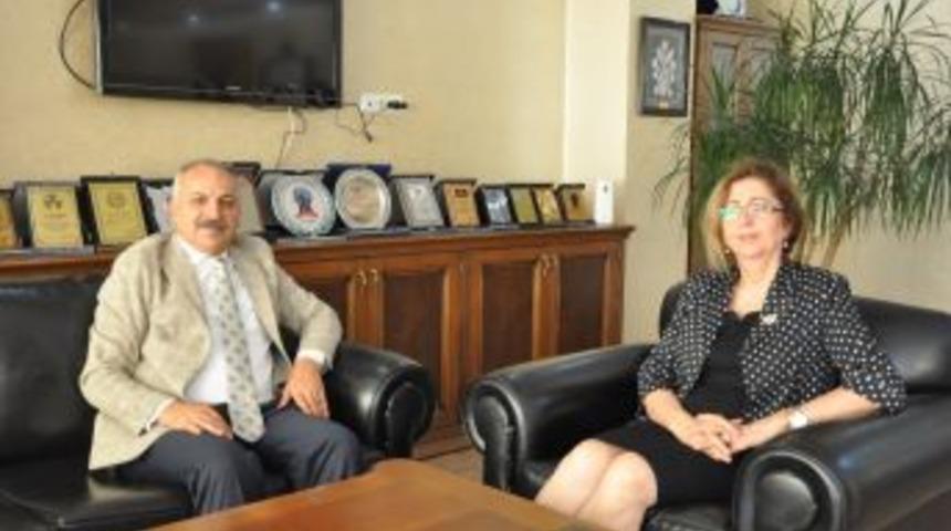 Mersin Defterdarından Başkan Dinçer’e Ziyaret