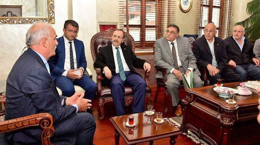 Başkan Yılmaz Muhtarlara &Uuml;retim İ&ccedil;in Seslendi