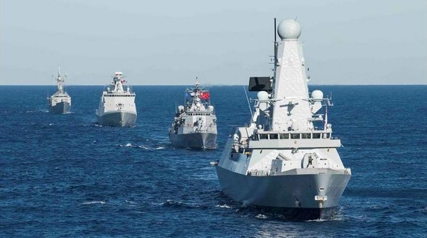 Barbaros Fırkateyni Ve Edremit Mayın Avlama Gemisi Fransa&rsquo;da Tatbikata Katıldı