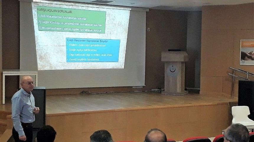 Kırklareli Devlet Hastanesinde "adli Rapor D&uuml;zenleme" Eğitimi