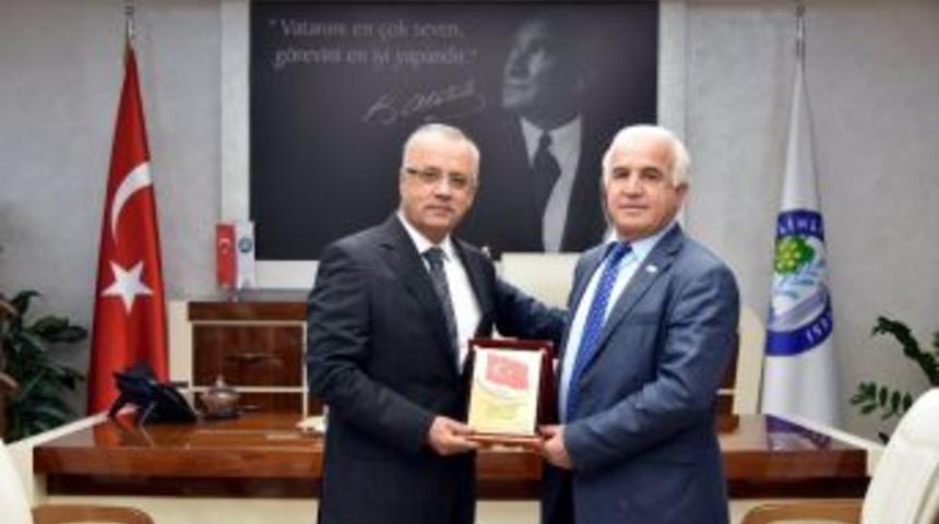 Muhtardan Başkan Kayda&rsquo;ya Plaketli Teşekk&uuml;r