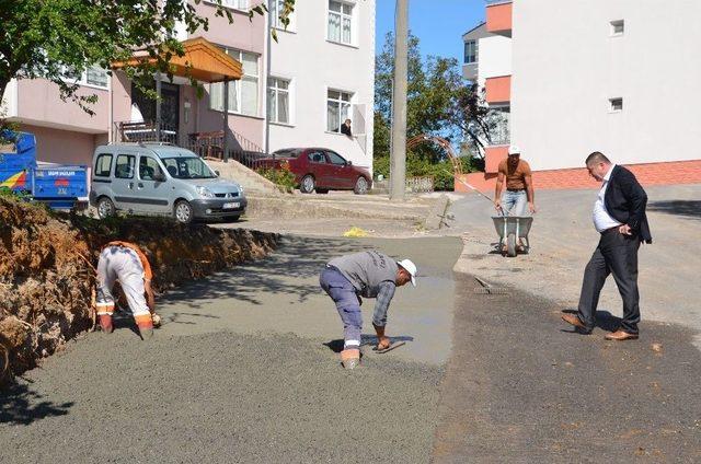 Mahalleli Kadınlar Başkan Tekin&rsquo;e G&ouml;zleme İkram Etti 1