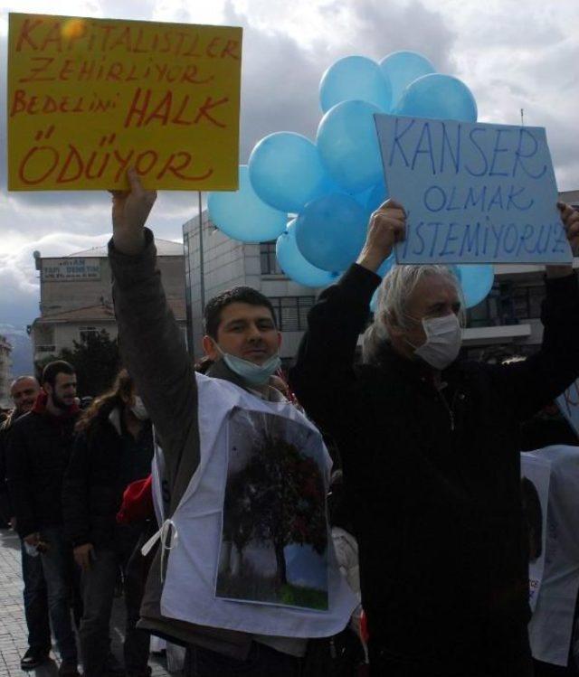 Düzce'de Hava Kirliliği Protesto Edildi