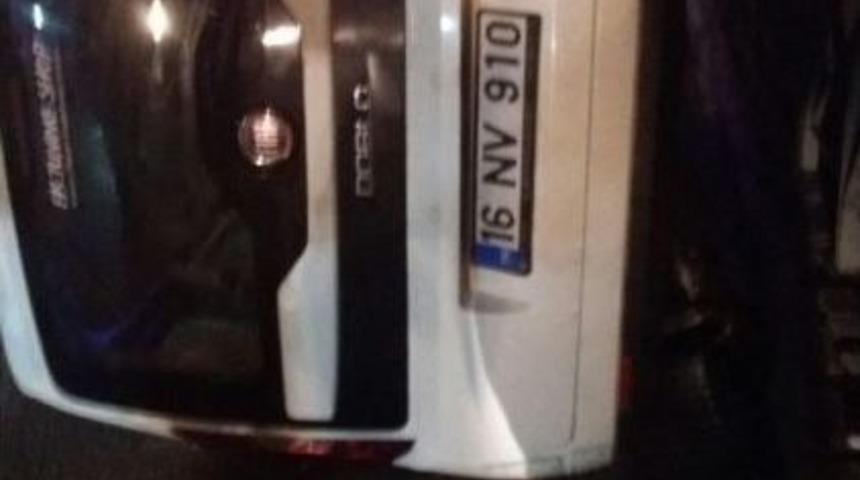 Bursa&rsquo;da Ara&ccedil; Takla Attı, 1 Kişi Yaralandı