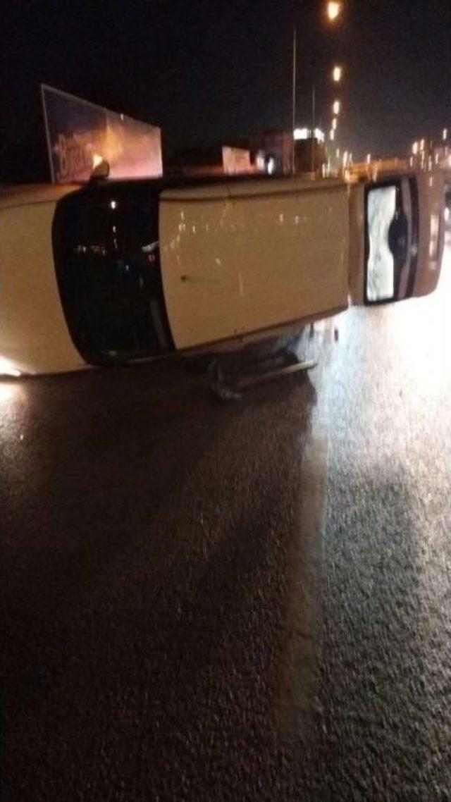 Bursa&rsquo;da Ara&ccedil; Takla Attı, 1 Kişi Yaralandı 1