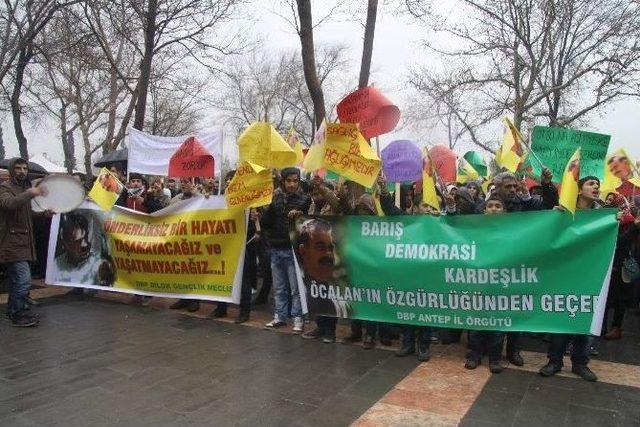 Gaziantep’te Polis Hdp’nin Öcalan Yürüyüşüne İzin Vermedi