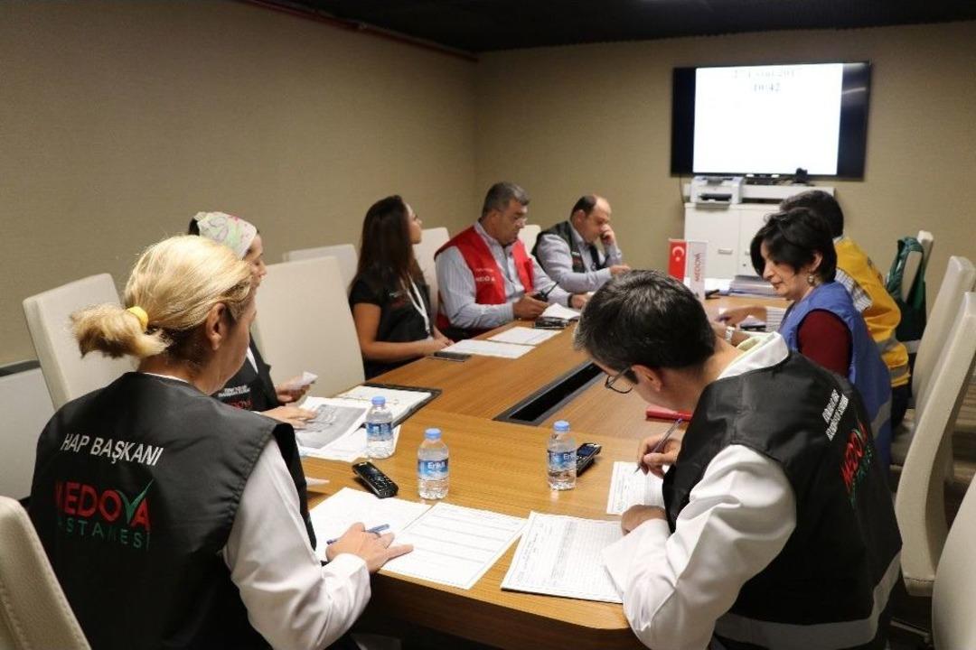 Afet Ve Yangın Tatbikatı Ger&ccedil;eğini Aratmadı