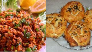 Kısır ve Peynirli Gül Böreği