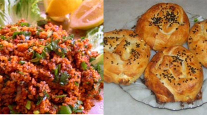 Kısır ve Peynirli G&uuml;l B&ouml;reği