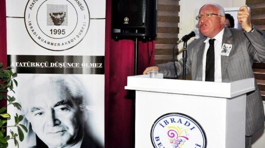 Muammer Aksoy, Memleketi İbradı'da Anıldı