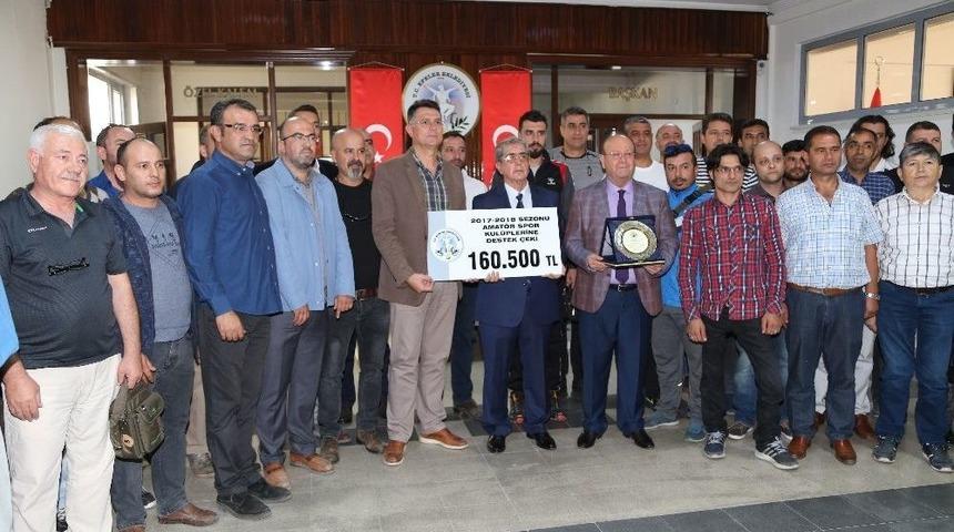 Amat&ouml;r Spor Kul&uuml;plerine 160 Bin Tl&rsquo;lik Can Suyu