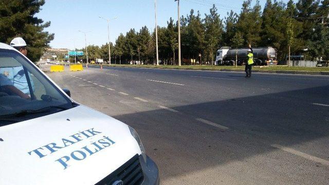 Gaziantep’te Jandarma Ve Polis Birlikte Trafik Uygulaması Yaptı