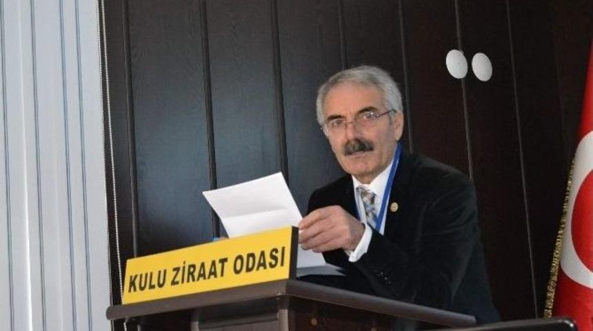 Kulu Ziraat Odası&rsquo;nda Başkan Erdoğan G&uuml;ven Tazeledi