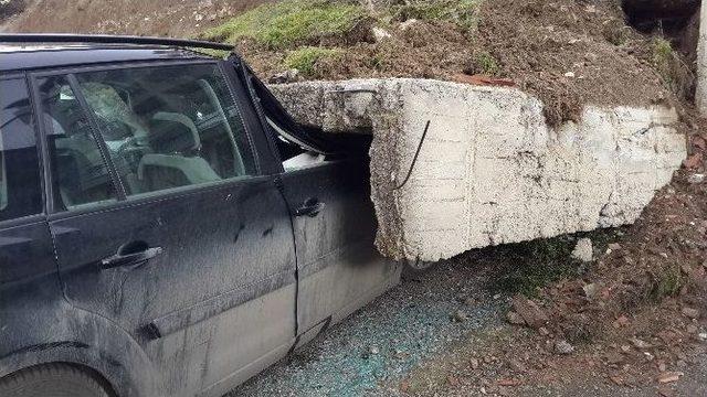 Başkent’te İstinat Duvarı Çöktü