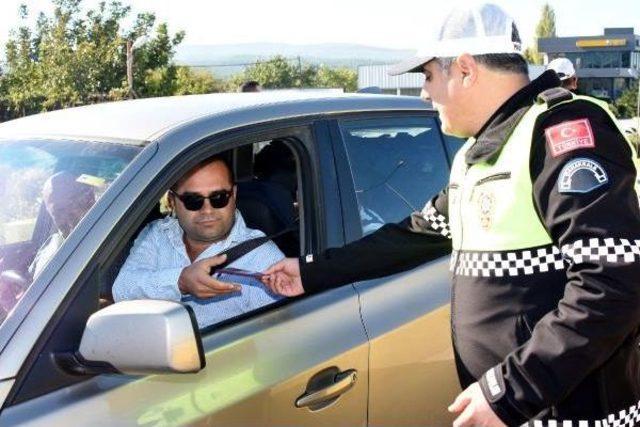 &Ccedil;anakkale de  t&uuml;rkiye Trafik G&uuml;venliği-7  Denetimi 2