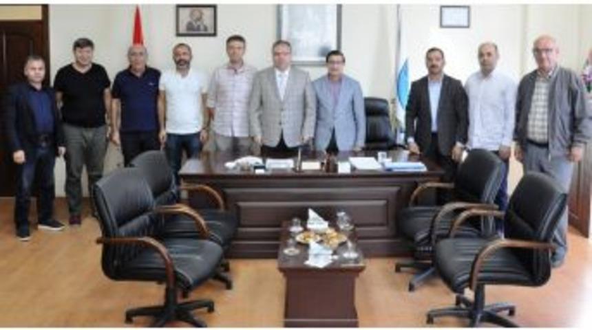 Kaymakam T&uuml;rk&ouml;z&rsquo;den Didim Ticaret Odasına Ziyaret