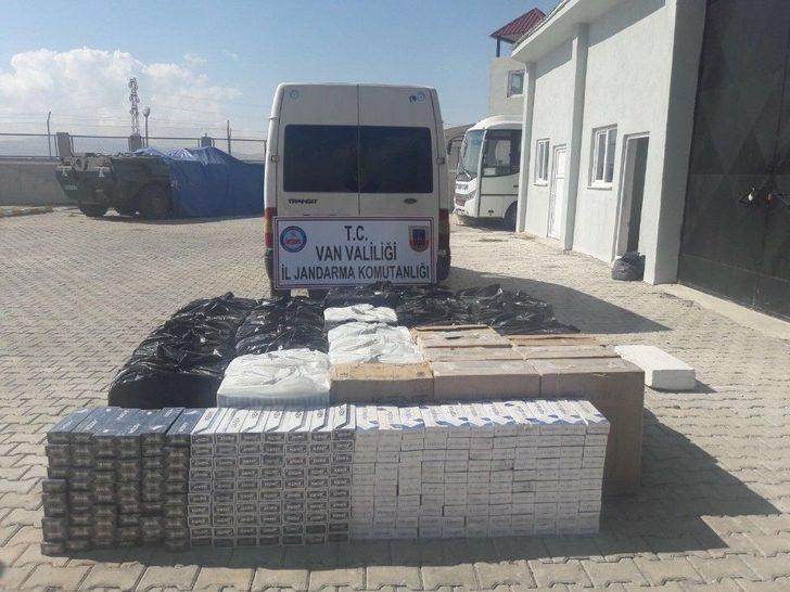 Muradiye’de 33 Bin 640 Paket Kaçak Sigara Ele Geçirildi