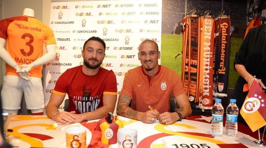 Maicon, Taraftarlarla Buluştu