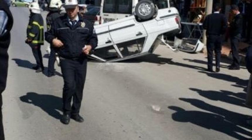 Otomobil Takla Attı: 1 Yaralı
