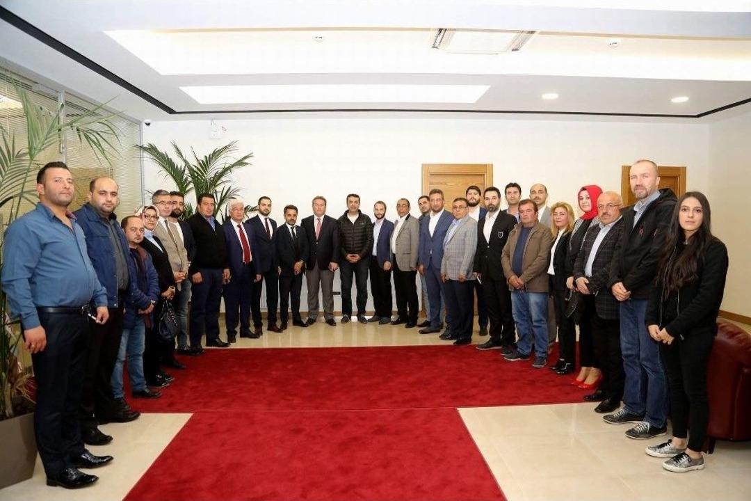 Başkan Palancıoğlu Ak Parti Talas Yeni Y&ouml;netimini Ağırladı