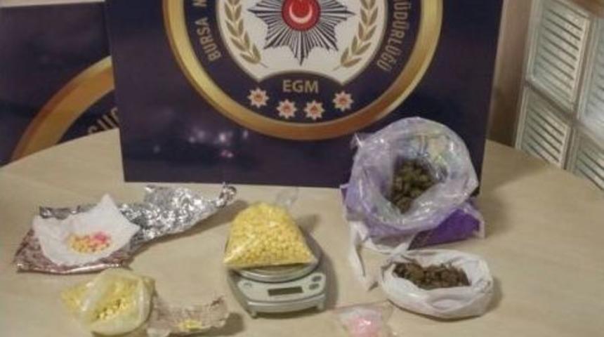 Bursa&rsquo;da Bir Ayda 66 Kişi Uyuşturucudan Tutuklandı