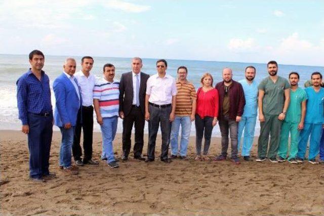 Tedavi Edilen Kaplumbağalar Denize Bırakıldı 2