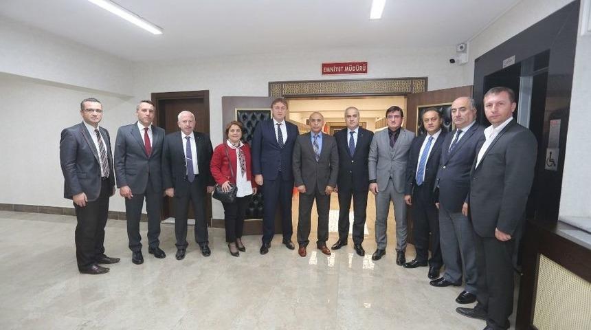 Satso’dan Emniyet Müdürü Kaya’ya Ziyaret