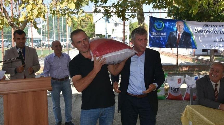 450 &Ccedil;ift&ccedil;iye, 41 Bin 840 Kg Yem Bezelyesi Tohumu Dağıtıldı