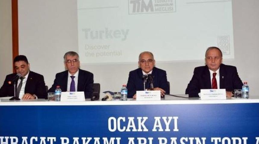 B&uuml;y&uuml;kekşi: İhracat Ge&ccedil;en Yılın Ocak Ayına G&ouml;re Y&uuml;zde 9.8 D&uuml;şt&uuml;