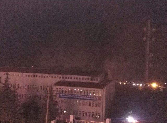İl Jandarma Komutanlığı Binasında Çıkan Yangın Söndürüldü