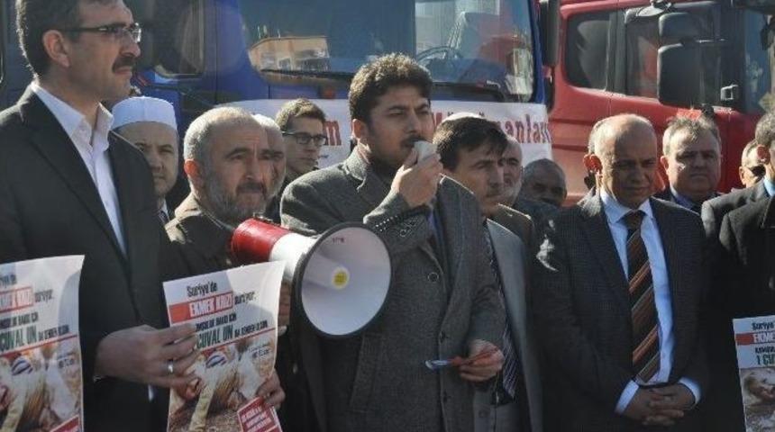 Karaman&rsquo;dan Suriye&rsquo;ye Un Yardımı