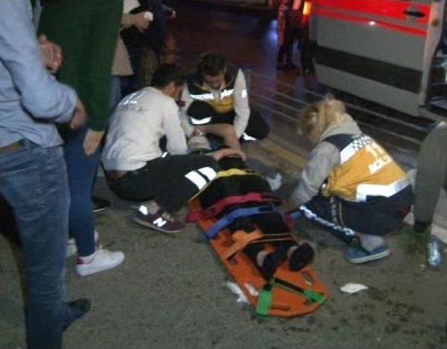 &Uuml;sk&uuml;dar da Denize D&uuml;şen Gen&ccedil; Kız Hortumla Kurtarıldı 2