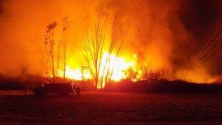 Geceyi Alevler Aydınlattı, Karpuzlu’da Arazi Yangını