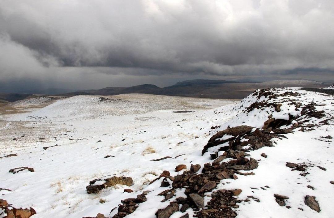 Erzurum&rsquo;da Kar Yağışı