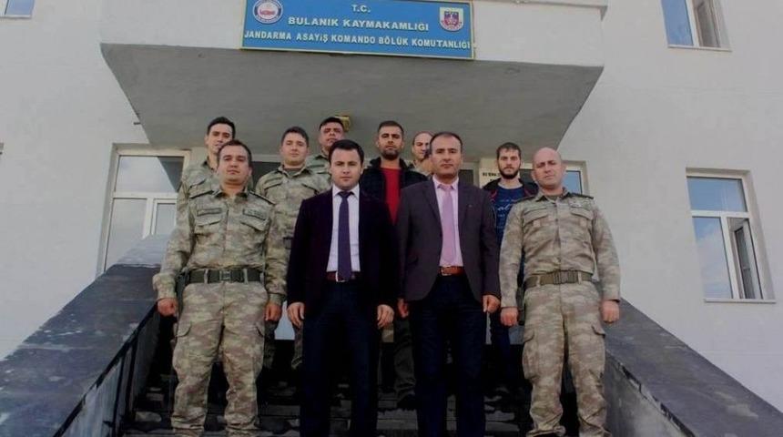 Kaymakam Uzan&rsquo;dan Komandolara Ziyaret