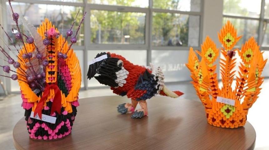 Origami Tutkusunu Sanatseverlerle Paylaşıyor