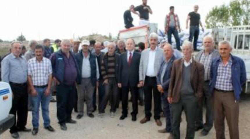 B&uuml;y&uuml;kşehirden &Uuml;reticiye Tohum Desteği
