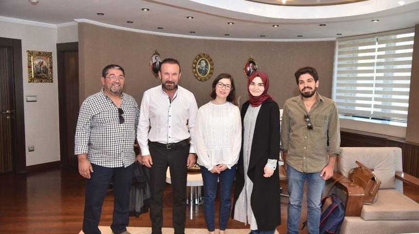 Başkan Doğan Ziyaret&ccedil;ilerini Ağırladı