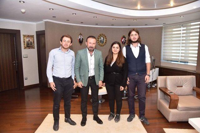 Başkan Doğan Ziyaret&ccedil;ilerini Ağırladı 1