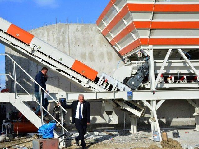 Lapseki Belediyesi İkinci Beton Santralini Kuruyor 1